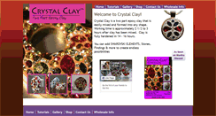 Desktop Screenshot of crystalclayonline.com